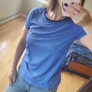 Nike dri-fit mesh running tee shirt